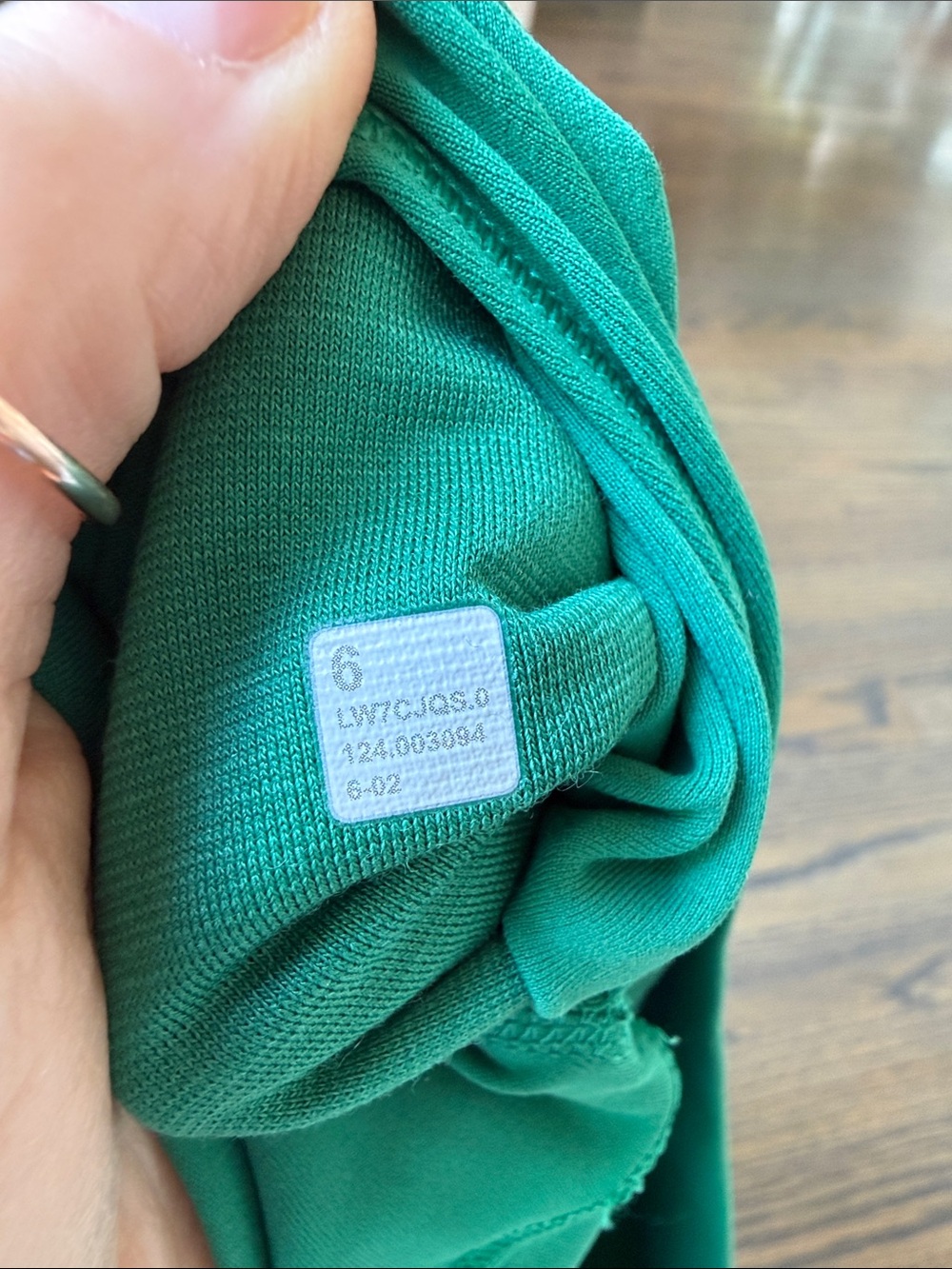 lululemon athletica Align High Rise Short 4" inseam size 4 Storm Teal like new - Picture 7 of 9